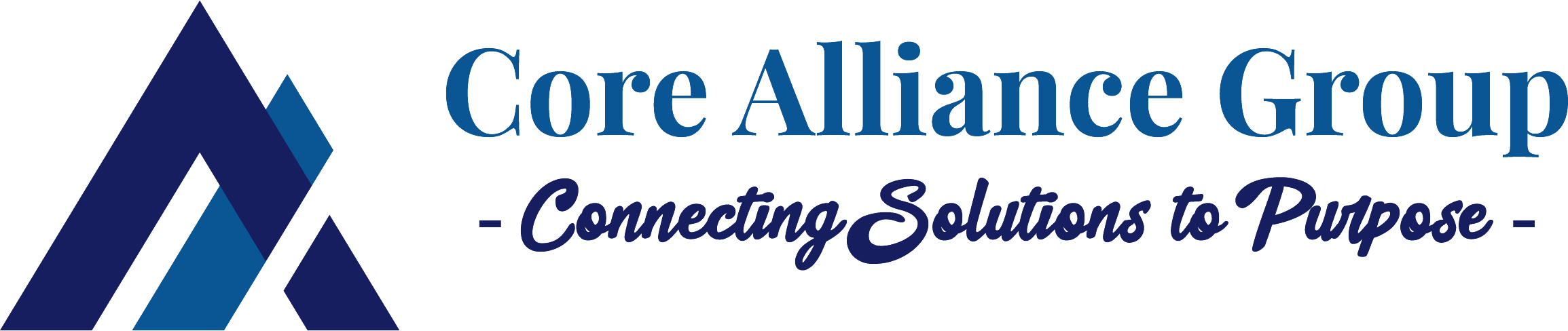 A blue and white logo for the core alliance.